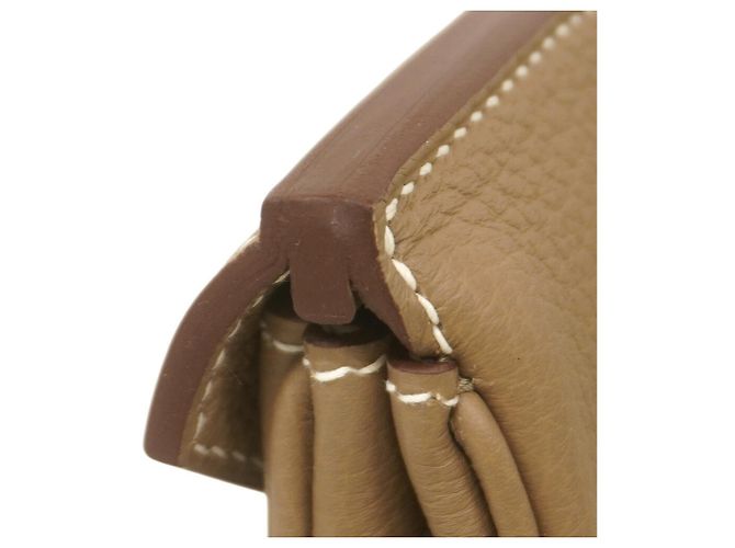 Hermès Borsa a tracolla Hermes Kelly Akkad PM Taupe - vista 7