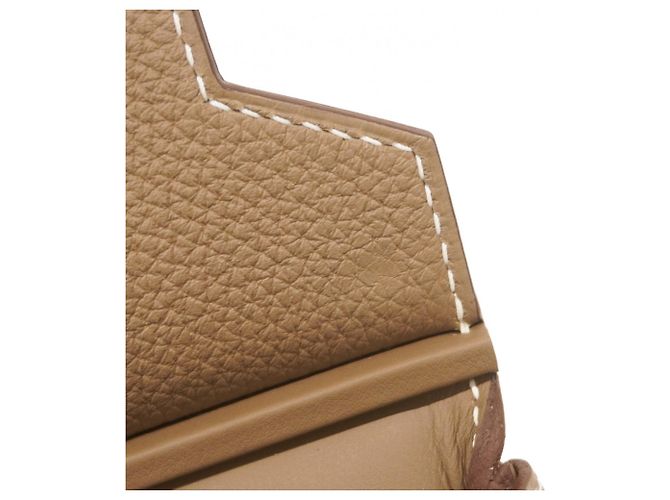 Hermès Borsa a tracolla Hermes Kelly Akkad PM Taupe - vista 8