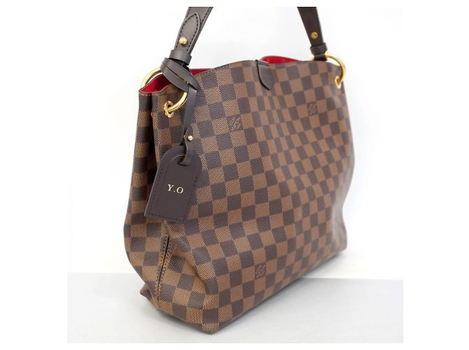 Borsa a Spalla Damier Graceful PM Louis Vuitton Damier ebene - vista 2