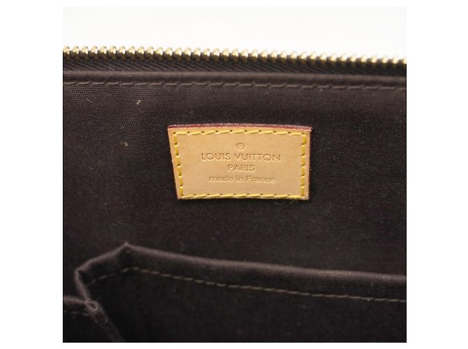 Borsa Tote Vernis Bellevue GM di Louis Vuitton Bordò - vista 5
