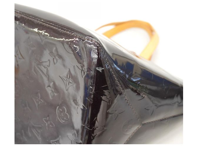 Borsa Tote Vernis Bellevue GM di Louis Vuitton Bordò - vista 6