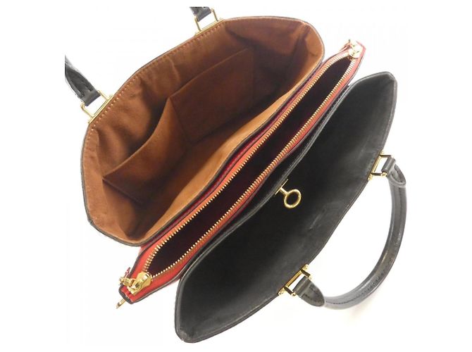 Borsa Louis Vuitton Monogram Mille-feuille Marrone Nero Rosso - vista 10