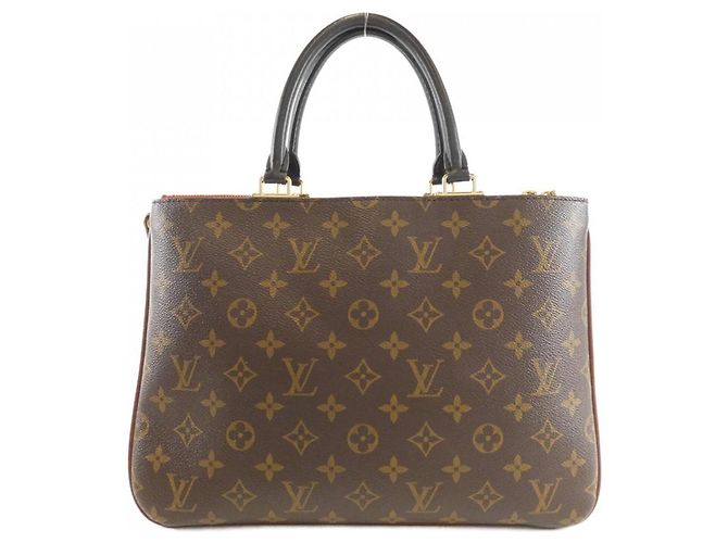 Borsa Louis Vuitton Monogram Mille-feuille Marrone Nero Rosso - vista 2