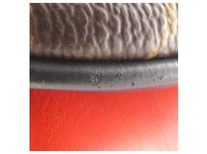 Borsa Louis Vuitton Monogram Mille-feuille Marrone Nero Rosso - vista 4