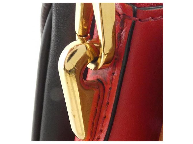 Borsa Louis Vuitton Monogram Mille-feuille Marrone Nero Rosso - vista 6