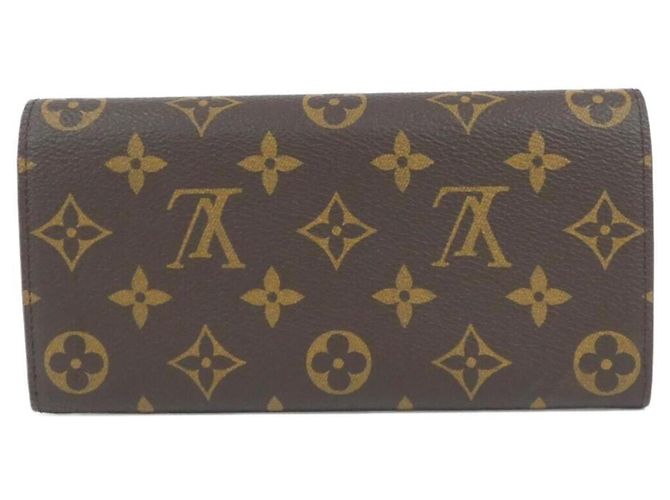 Portafoglio Emily M60697 Monogramma Louis Vuitton Marrone Fuschia - vista 2