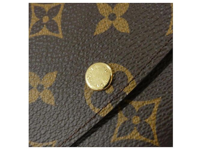 Portafoglio Emily M60697 Monogramma Louis Vuitton Marrone Fuschia - vista 4