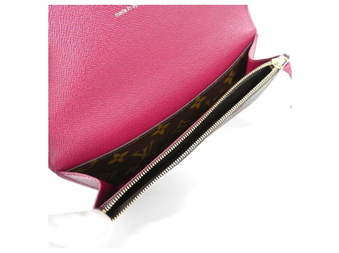 Portafoglio Emily M60697 Monogramma Louis Vuitton Marrone Fuschia - vista 6
