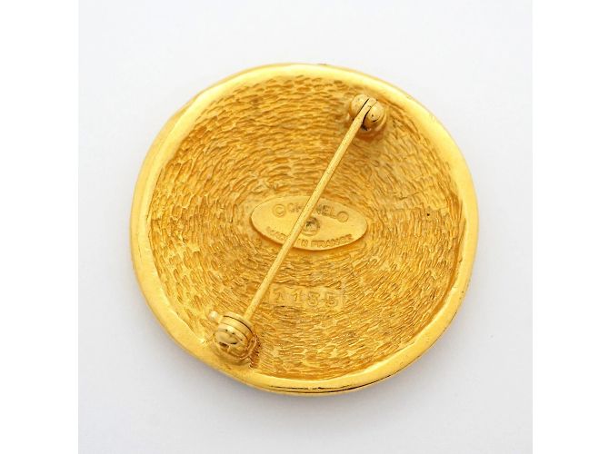 Spilla Chanel Cambon Circle D'oro - vista 5