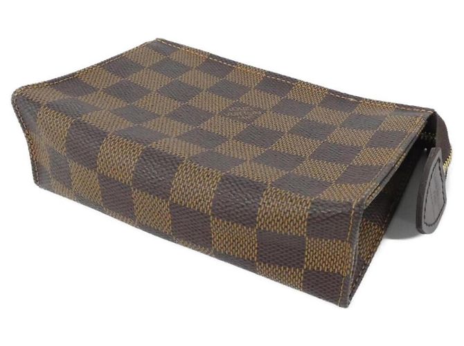 Pochette da Toilette Damier Louis Vuitton Marrone - vista 2