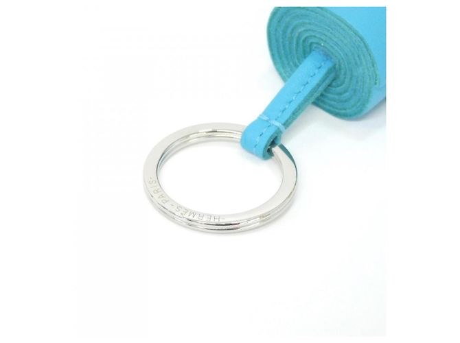 Ring Llavero Hermès Carmen en Bleu Azteque Azul - vista 3