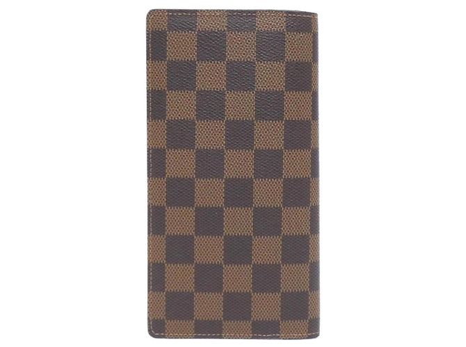 Portafoglio Brazza Damier Louis Vuitton Marrone - vista 2