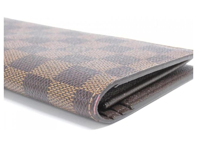 Portafoglio Brazza Damier Louis Vuitton Marrone - vista 3