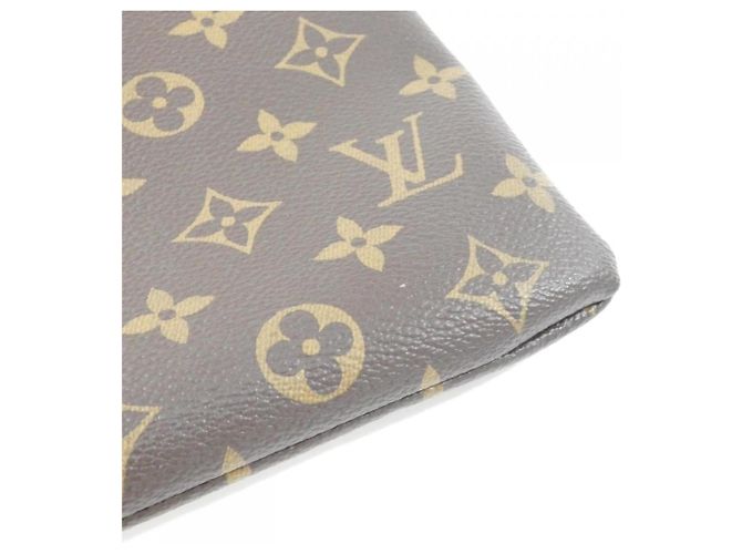 Pochette Giornaliera Monogram Louis Vuitton Marrone - vista 4