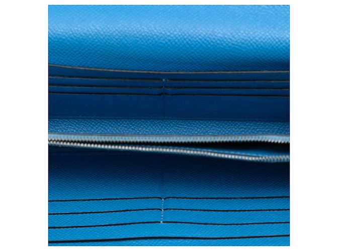 Cartera Longa Kelly en Epsom Azul Hermès - vista 4