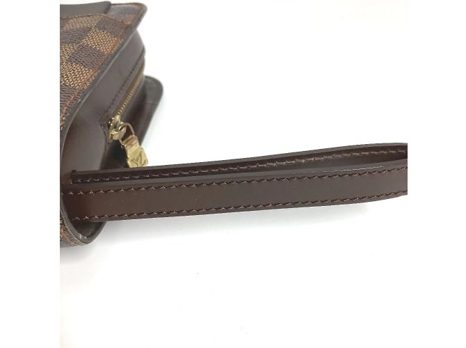 Clutch Saint Louis Damier Louis Vuitton Marrone Damier ebene - vista 11