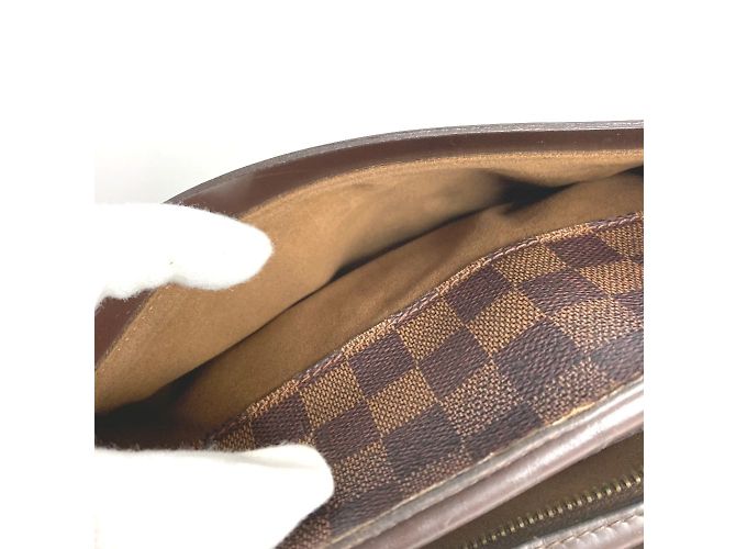 Clutch Saint Louis Damier Louis Vuitton Marrone Damier ebene - vista 15
