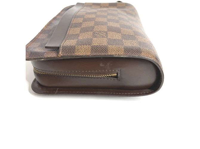 Clutch Saint Louis Damier Louis Vuitton Marrone Damier ebene - vista 8