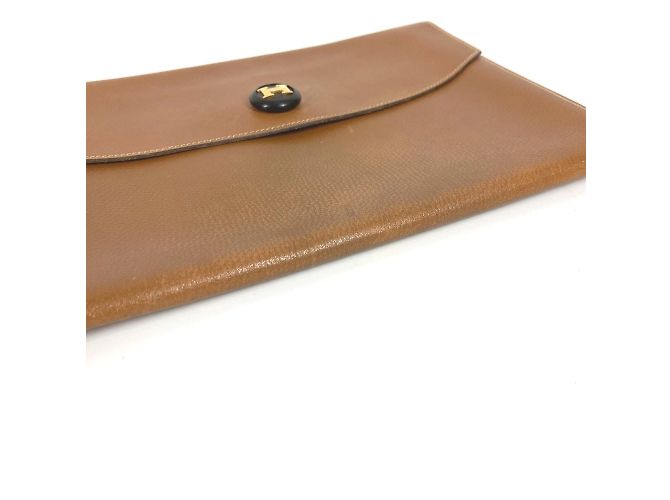 Bolsa Clutch Rio Vintage H Logo da Hermès Marrom - vista 10