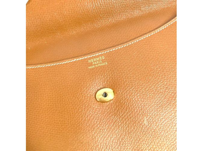 Bolsa Clutch Rio Vintage H Logo da Hermès Marrom - vista 13