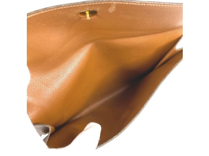 Bolsa Clutch Rio Vintage H Logo da Hermès Marrom - vista 14