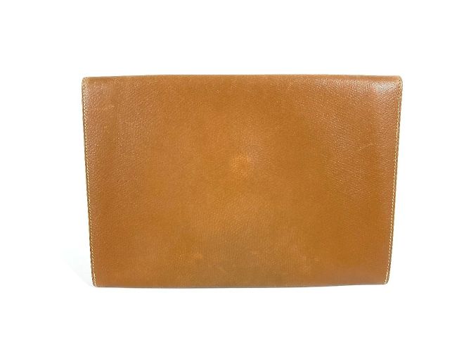Bolsa Clutch Rio Vintage H Logo da Hermès Marrom - vista 2