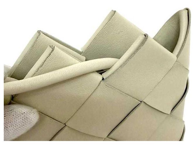 Mini borsa a spalla Intrecciato bianca Bottega Veneta Bianco - vista 6