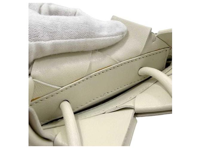 Mini borsa a spalla Intrecciato bianca Bottega Veneta Bianco - vista 7