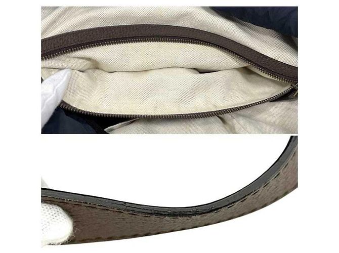 Zaino Gucci Beige Marrone GG Supreme - vista 7