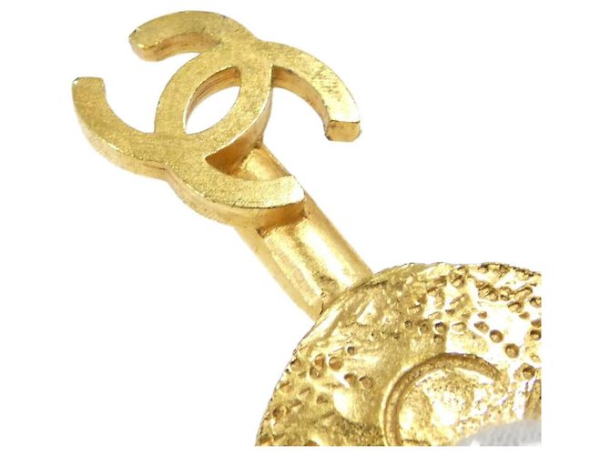 Spilla Chanel dorata D'oro - vista 3