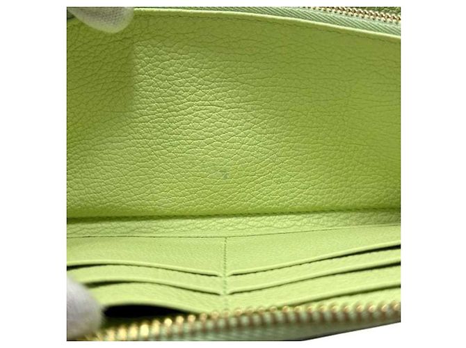 Gucci hellgrünes Bi-Fold-Langgeldbörse - Ansicht 10