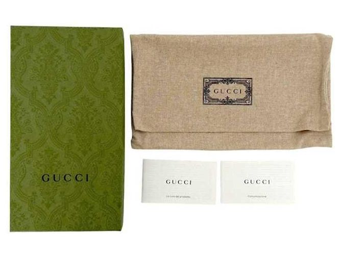 Gucci hellgrünes Bi-Fold-Langgeldbörse - Ansicht 11