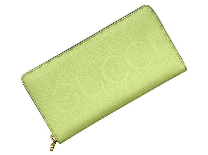 Gucci hellgrünes Bi-Fold-Langgeldbörse - Ansicht 2