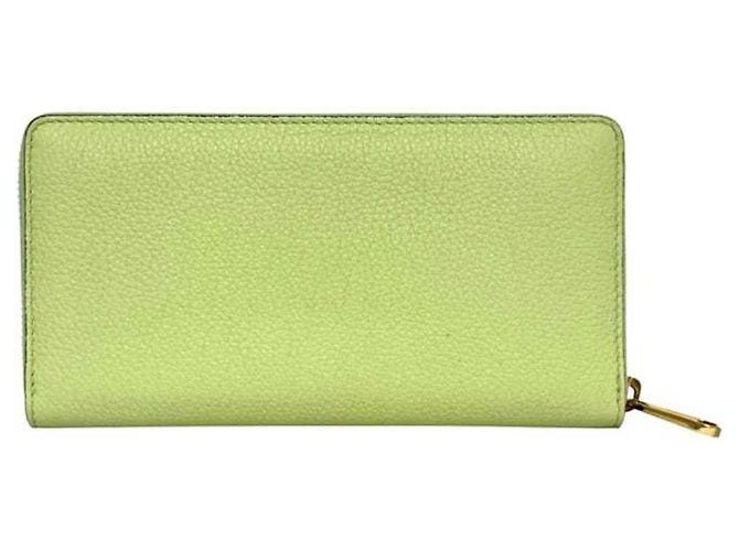 Gucci hellgrünes Bi-Fold-Langgeldbörse - Ansicht 3