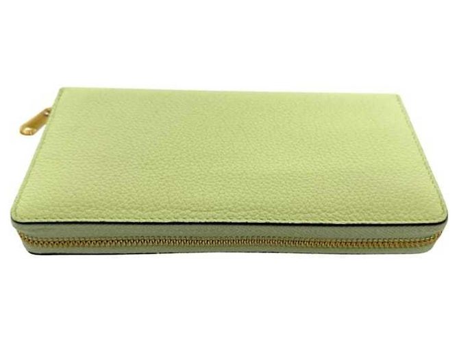 Gucci hellgrünes Bi-Fold-Langgeldbörse - Ansicht 4