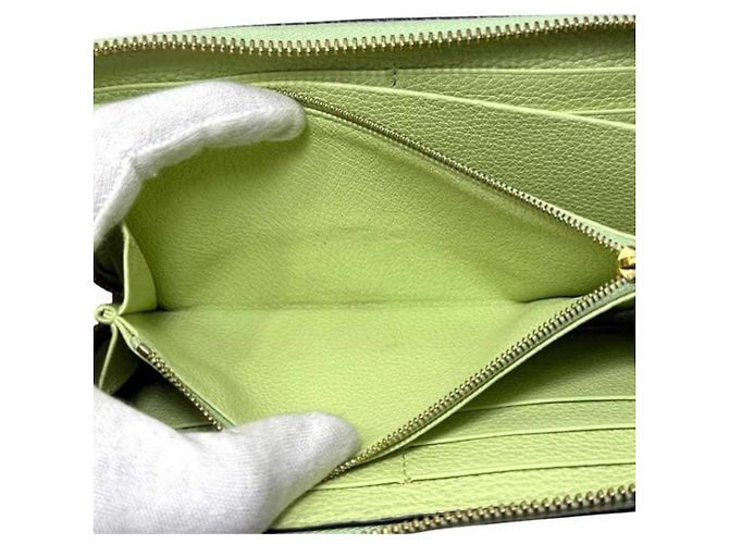 Gucci hellgrünes Bi-Fold-Langgeldbörse - Ansicht 8