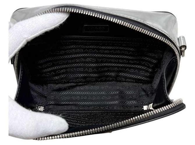 Borsa a Spalla Brick di Prada Nero - vista 6