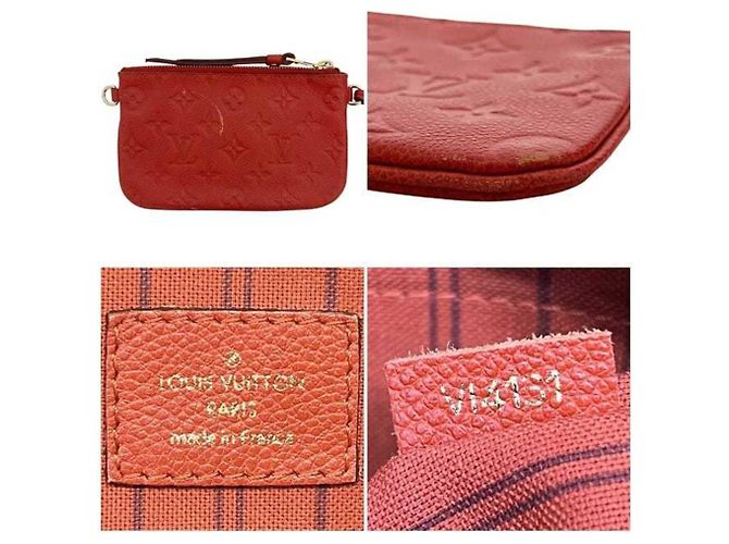 Borsa Tote Citadines PM Louis Vuitton Rosso - vista 10