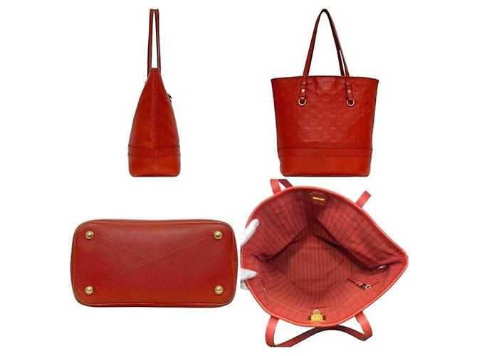 Borsa Tote Citadines PM Louis Vuitton Rosso - vista 3