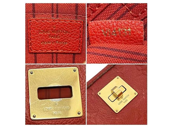 Borsa Tote Citadines PM Louis Vuitton Rosso - vista 4