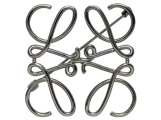 Spilla Anagramma Argento LOEWE - vista 2