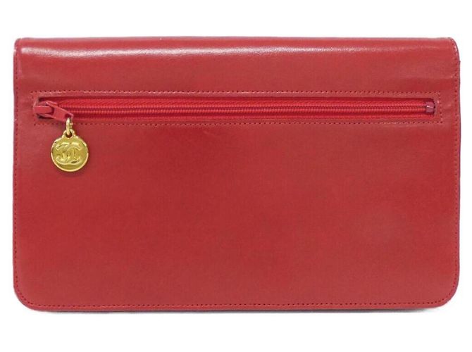 Cartera Larga Chanel Timeless CC Line 01434 Roja - vista 2