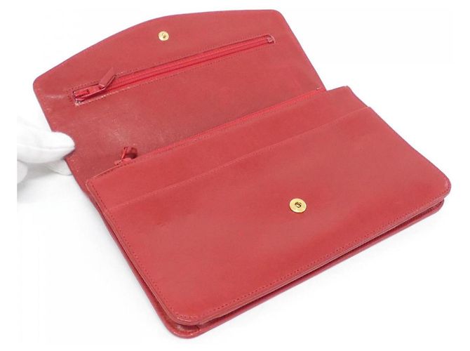 Cartera Larga Chanel Timeless CC Line 01434 Roja - vista 6