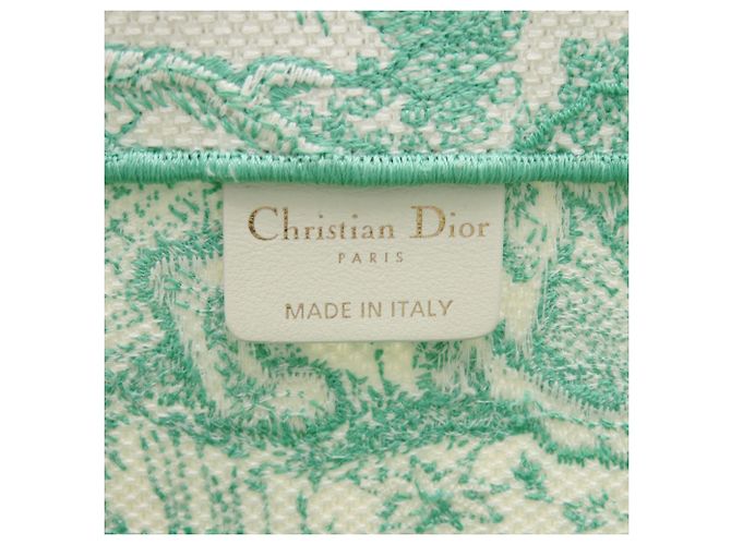 Borsa tote verde menta Christian Dior - vista 10