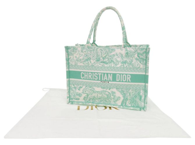 Borsa tote verde menta Christian Dior - vista 2