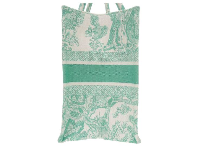 Borsa tote verde menta Christian Dior - vista 4
