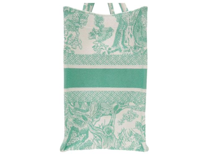 Borsa tote verde menta Christian Dior - vista 5