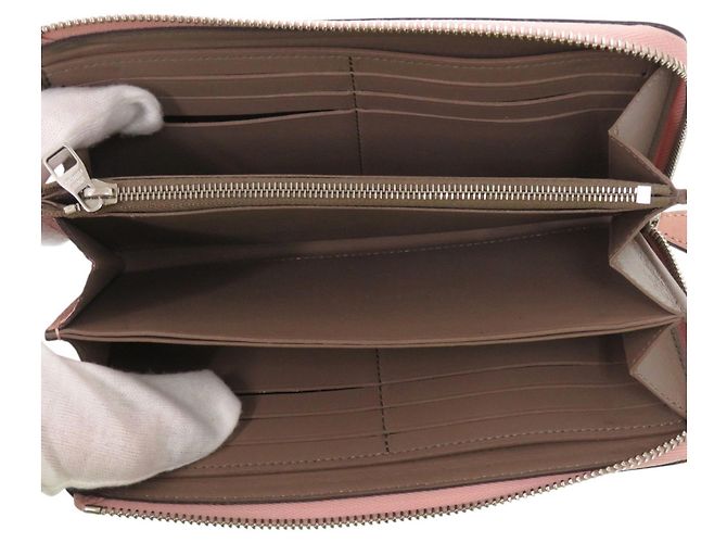Cartera larga de cuero Magnolia Pink de Louis Vuitton Rosa - vista 3