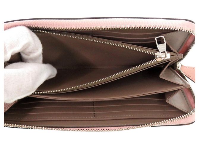 Cartera larga de cuero Magnolia Pink de Louis Vuitton Rosa - vista 4