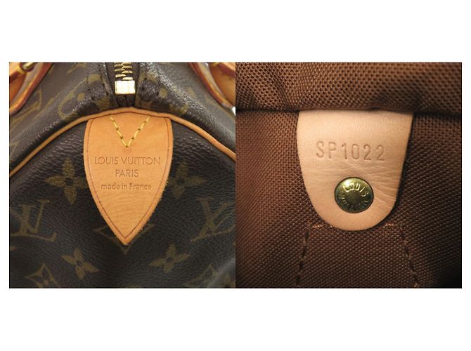 Borsa a mano Louis Vuitton Speedy 25 Monogram Marrone Monogramma - vista 9
